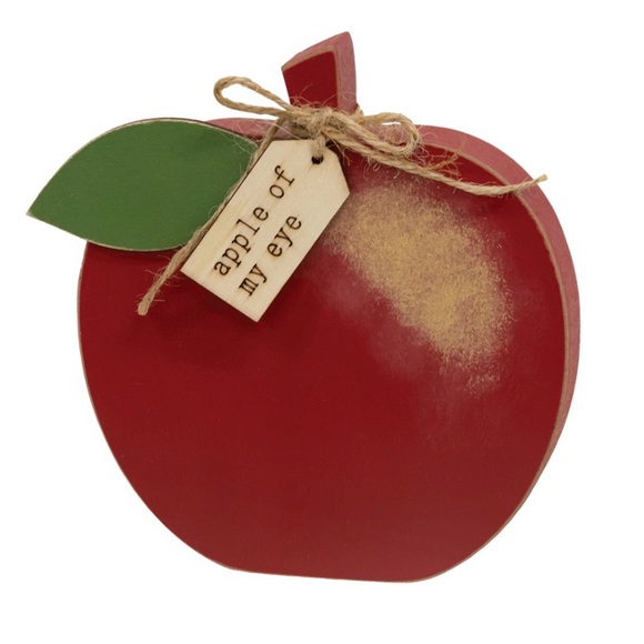 *Apple of My Eye Wooden Apple Shelf Sitter - Picture 8 of 13